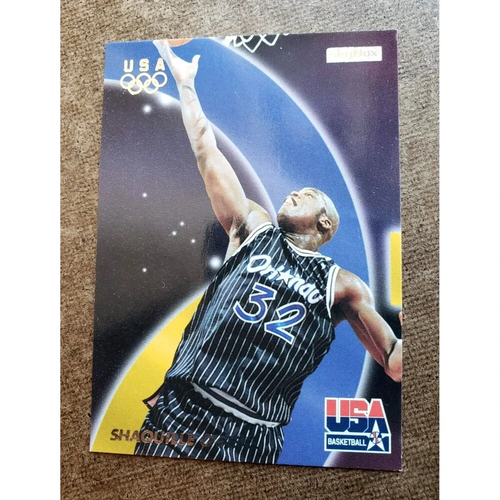 1996-97 SKYBOX USA BASKETBALL SHAQUILLE O'NEAL #17 #27 #37 & #47  & #53 LOT OF 5